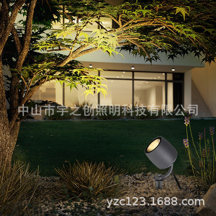 射树灯户外LED照树灯景观地插灯公园投光灯投射灯插泥射灯插地灯