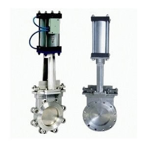 不锈钢气动刀型闸阀DN50 150 200 125 10P 100 PZ673H