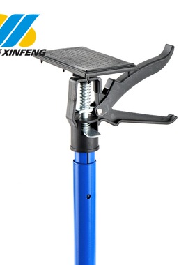 厂家供应115-290cm蓝色钢管Q235A支撑杆第三只手吊顶顶杆