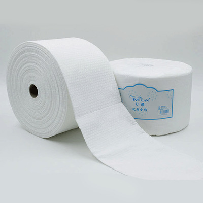 汀兰太阳花棉柔巾全棉卷巾100片一次性洁面巾美容洗脸毛巾不起毛