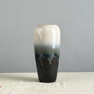 复古陶罐家居装 景德镇陶瓷花瓶摆件客厅干花插花水培新中式 饰品