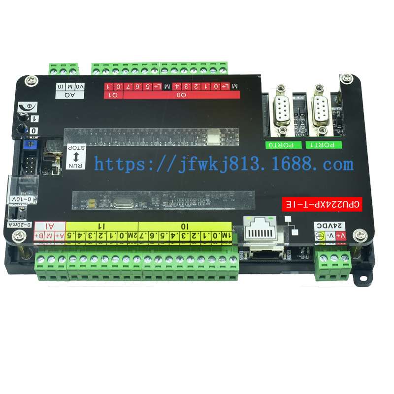 PLC控制器 CPU224XP 工控板S7-200带以太网可编程控制器 带模拟量