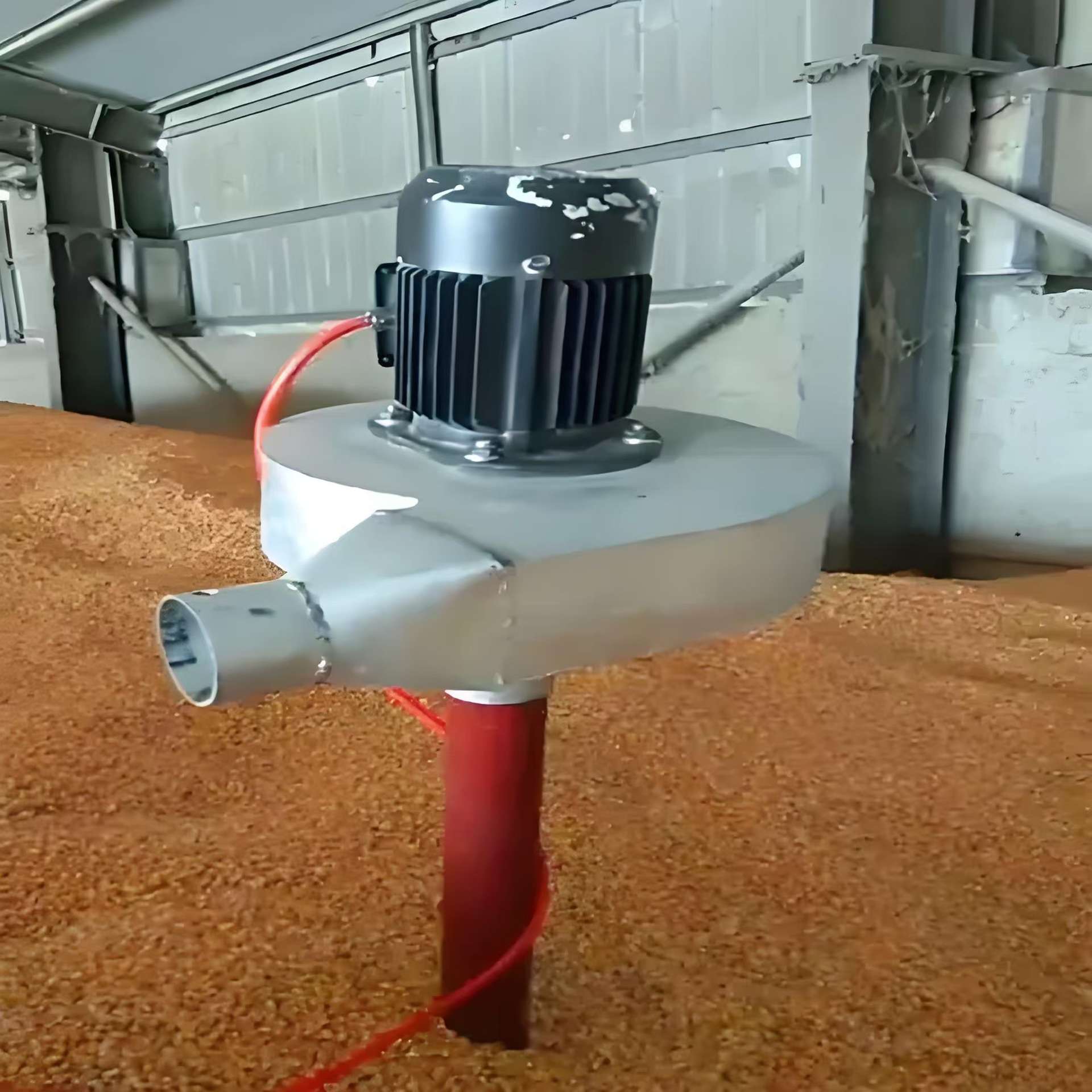 粮库用单管风机 粮食粮堆降温风机 可移动吸式通风机 除湿抽风机