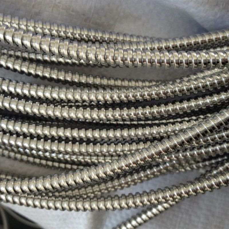 304不锈钢穿线软管金属波纹护线套管防锈高温316蛇皮管20mm1寸
