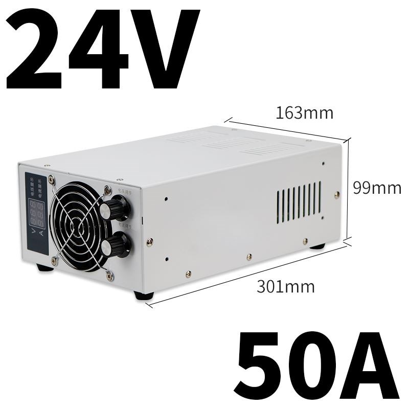 大功率可调直流稳压开关电源2000W5KW数显调压220转0-5V20W0A24V5