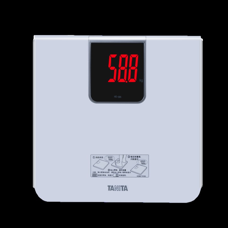 TANITA百利达日本电子体重秤电子秤人体秤家用称精准高精度HD-395
