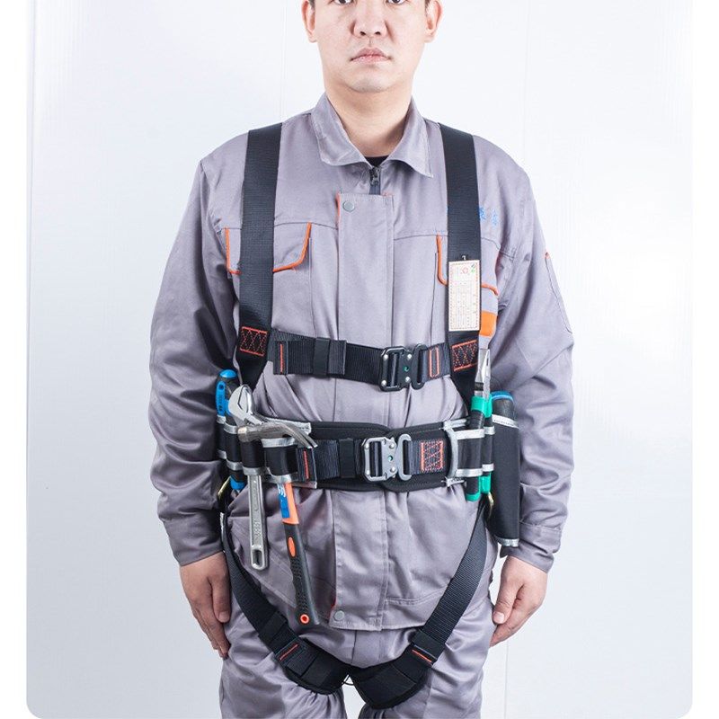 安全带全套电工五点式安全带多功能工具包空调安装高空安全绳套装,搬运/仓储/物流设备,机械式停车设备（立体停车库）,淘宝优惠券,粉丝福利购,淘宝优惠卷
