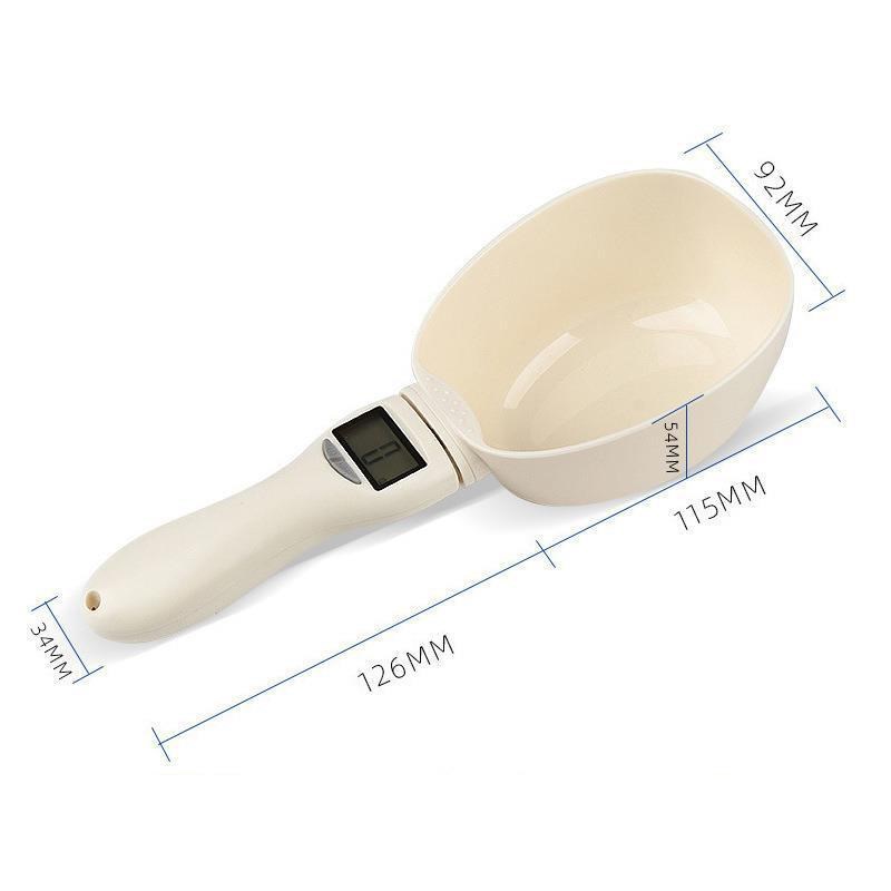 猫咪配粮勺猫粮铲电子称重狗粮铲计重量勺量杯定量喂食手持电子秤