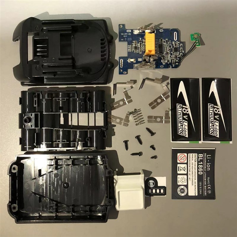 替代Makita牧田18V电池壳锂电池套料BL1830电动工具钻扳手切割机