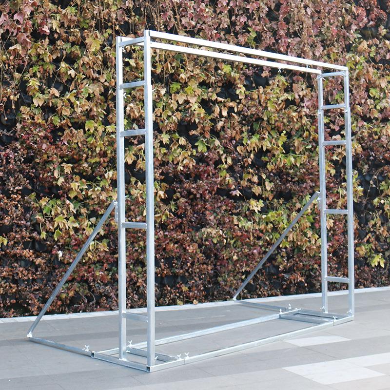 新款婚庆伸缩杆背景架舞台户外婚礼布置防风广告支架喷绘简昌嘉勤