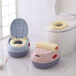 厂家直供新款禹祺防滑多功能阶梯式座便器便桶儿童坐便器便盆