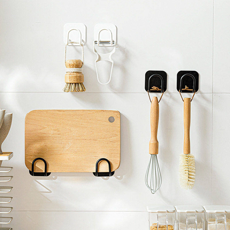 纳川不锈钢厨房锅盖砧板壁挂置物架多用途免打孔水槽海绵夹收纳架