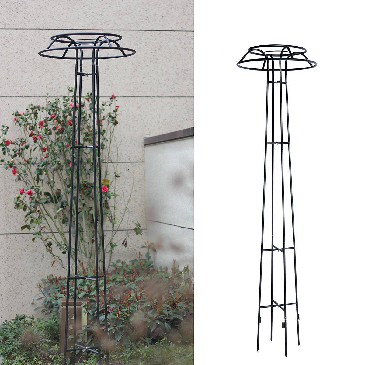 蘑菇藤园艺园85723花花院铁艺爬藤架铁线莲花蓝爬雪花伞架庭素架