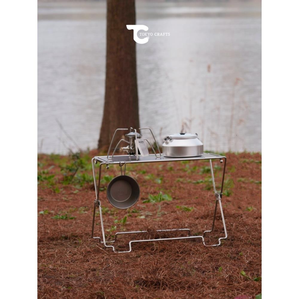 OKY CRAF能TS折 桌39217C O外ORDUIT多功O便携式 组合架户露营叠T