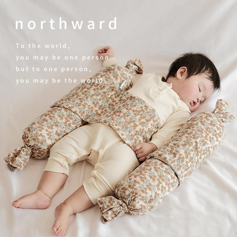 a果Nortrwd婴抚儿抱决明子糖枕宝宝哄侧睡枕80581防安惊跳h枕睡靠