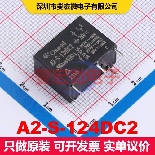 A2-S-124DC2 DIP,10x20mm 功率继电器 继电器