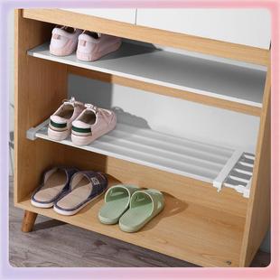 TUF4衣柜可伸缩收纳分层隔板厨房隔层橱柜内宿舍层架卫生间置物架