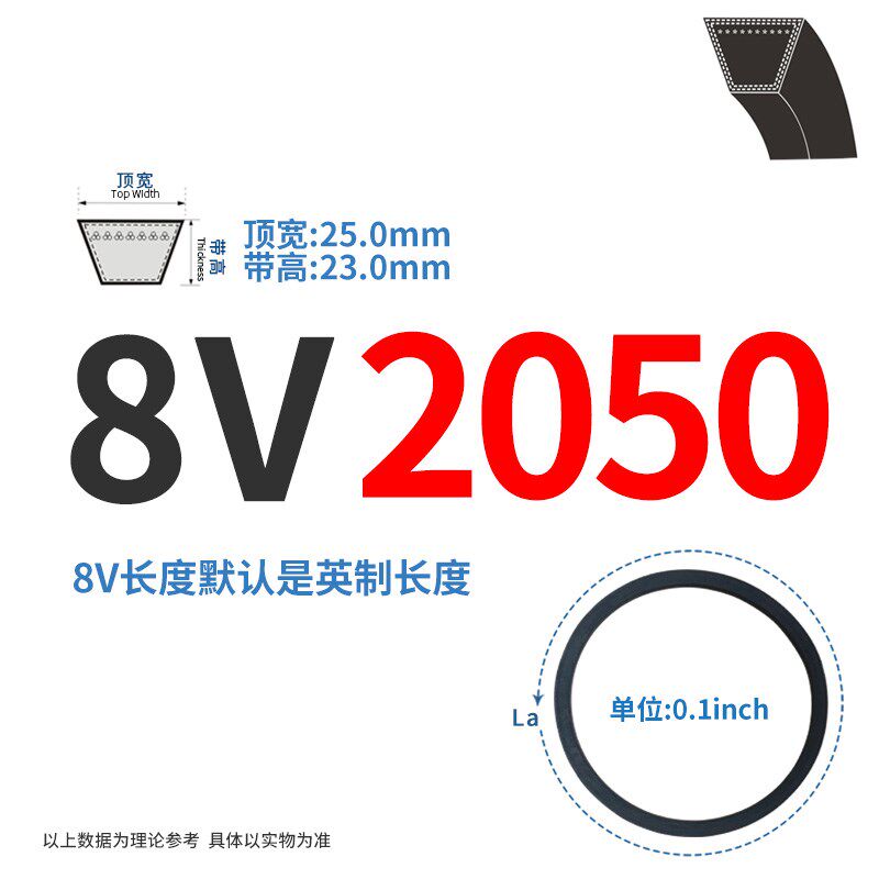 三角带8V/1350/1575/1670/1770/2050/2170/2200传动皮带制磨粉机