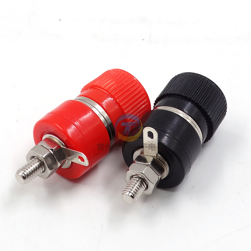 红黑接线柱端子电流JS 222测试4mm接插件接地柱逆变器仪器仪表机