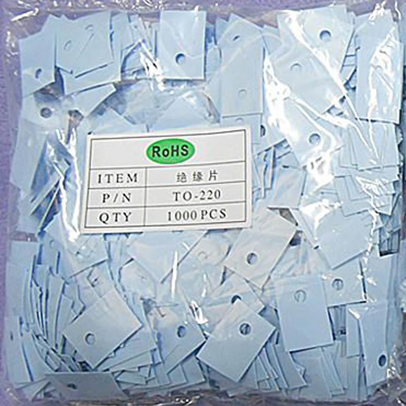 包邮 TO-220矽胶片 TO-3P TO-247三极管功率管绝缘垫片mos管垫片
