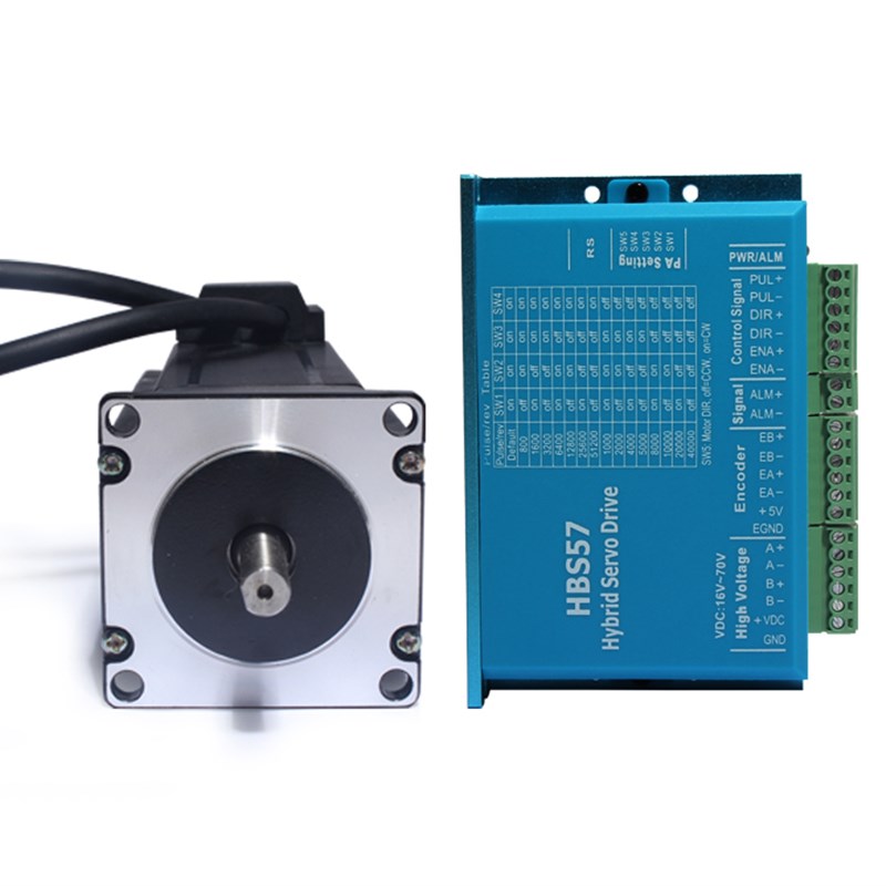 60闭环步进电机套装60HBSE4N-D25带编码器+驱动器HBS57 4N.m