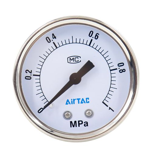 亚德客禁铜锌压力表B52-GS GF GU40 50 60过滤器用高精度气压表