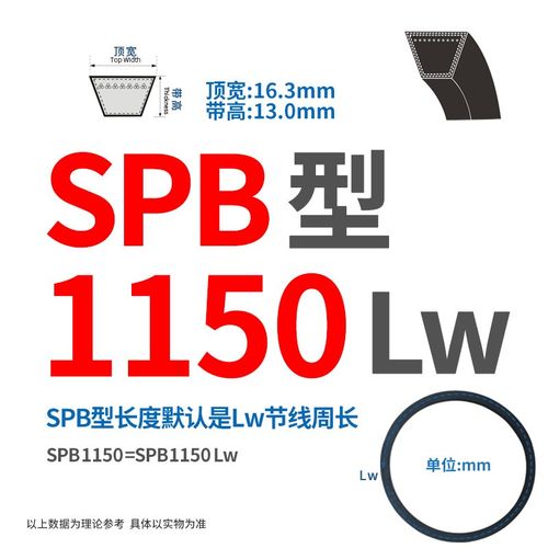 三角带SPB/1050/1150/1360/1380/1540/1727/Lw传动皮带工业机械带