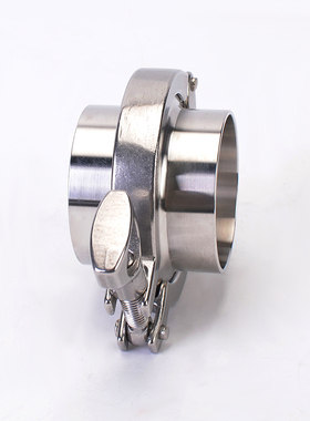 304不锈钢快装接头套装卫生级卡箍抱箍快速卡盘式焊接管夹管卡6分