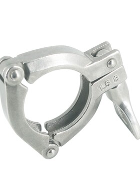 卡箍304不锈钢抱箍管卡快装卡扣三节管夹卫生级卡盘接头固定管箍