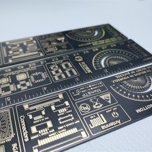 凡亿高品质PCB直尺封装尺多功能展会礼品pcb尺子沉金工艺pcb工具