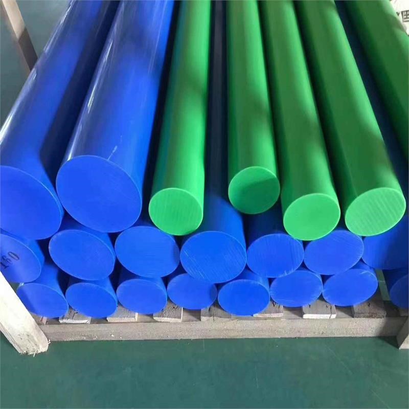 耐磨MC尼龙板 PA66 POM方块 蓝绿色尼龙棒PA6 PA1010方条零切新品