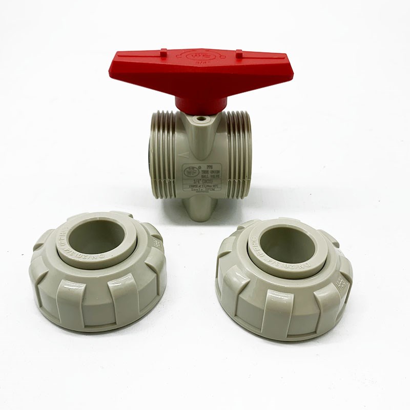 WF武峰PPH活接球阀 PPR热熔双由令球阀 工业耐酸碱防腐双由任球阀