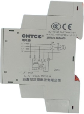 正品 CHTCC继电器 三相电压保护 ZHRV5-12/M460 相序器 CHTCE正鸿