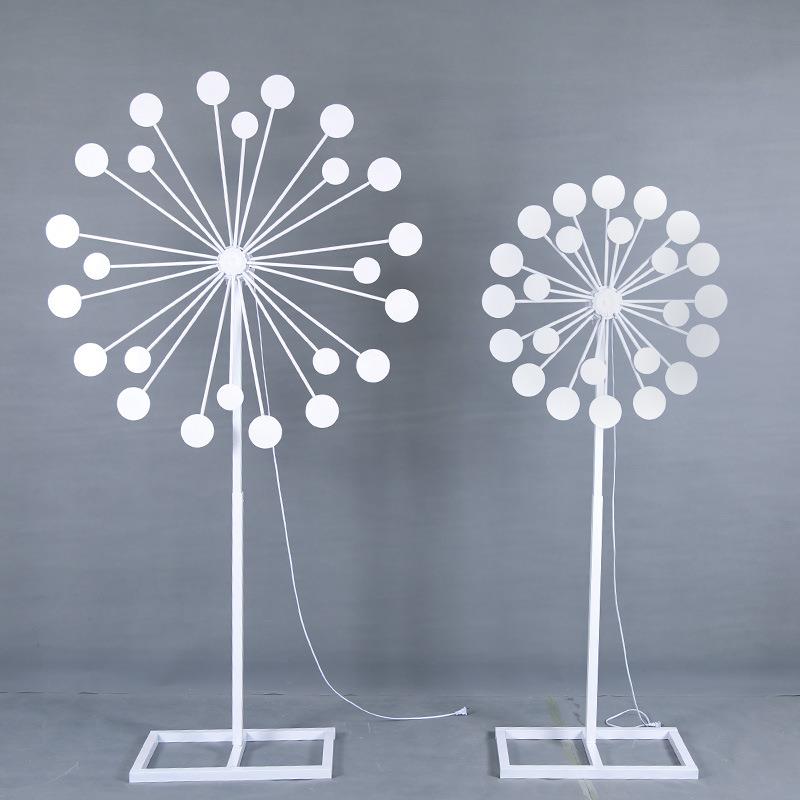 新款婚庆道具铁艺电动时尚简约摩天轮旋转路引婚礼布置风车路引