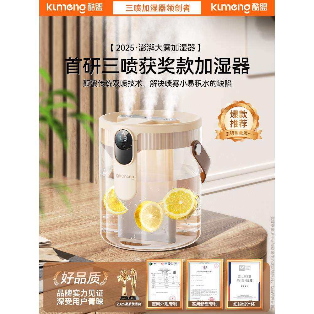 2025新款空气加湿器家用静音卧室小型孕妇婴儿客厅办公室桌面大喷