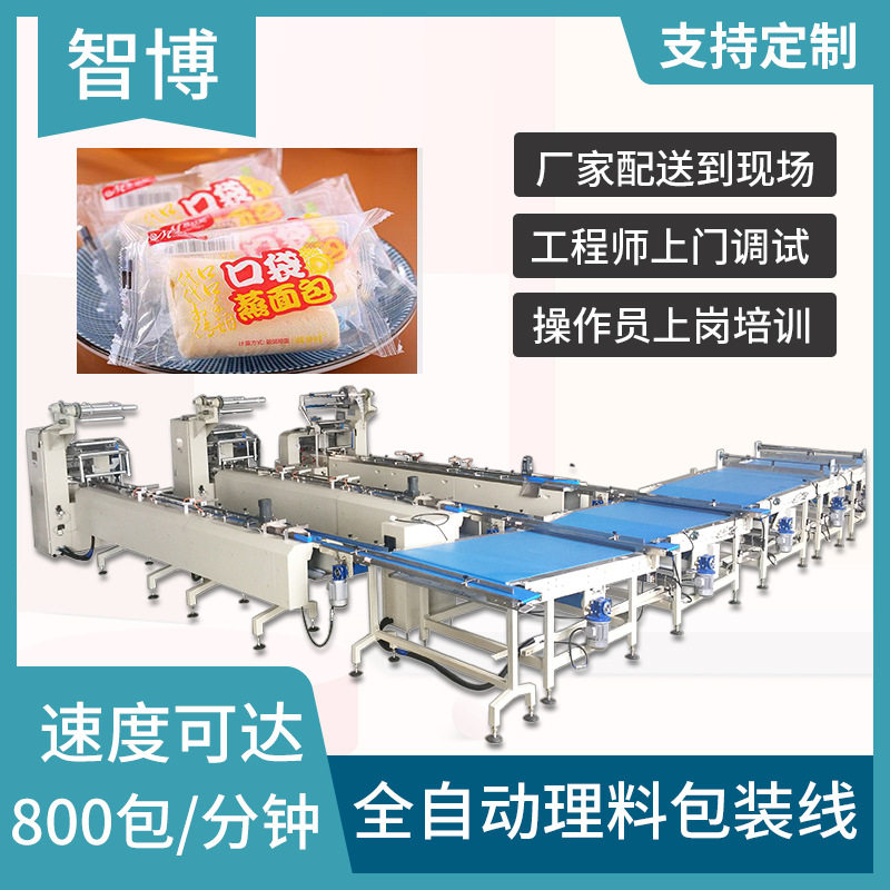 小口袋面包高速全自动理料机