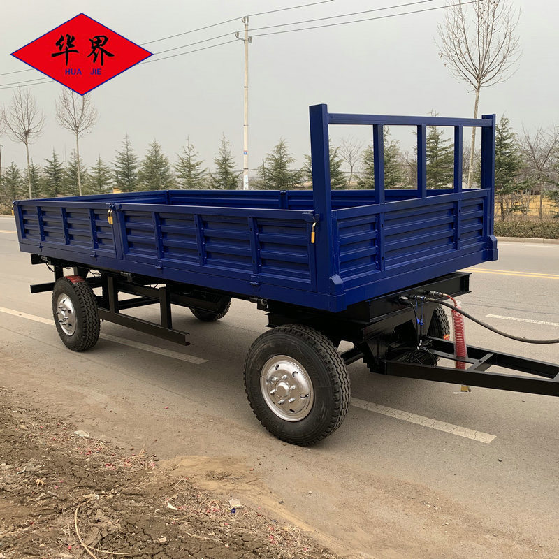 轻型欧式四驱自卸后翻农用挂车