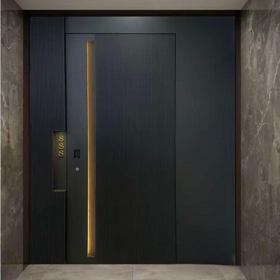 新款一门一景铸铝防盗门多功能农村自建房庭院门家用高颜值入户门