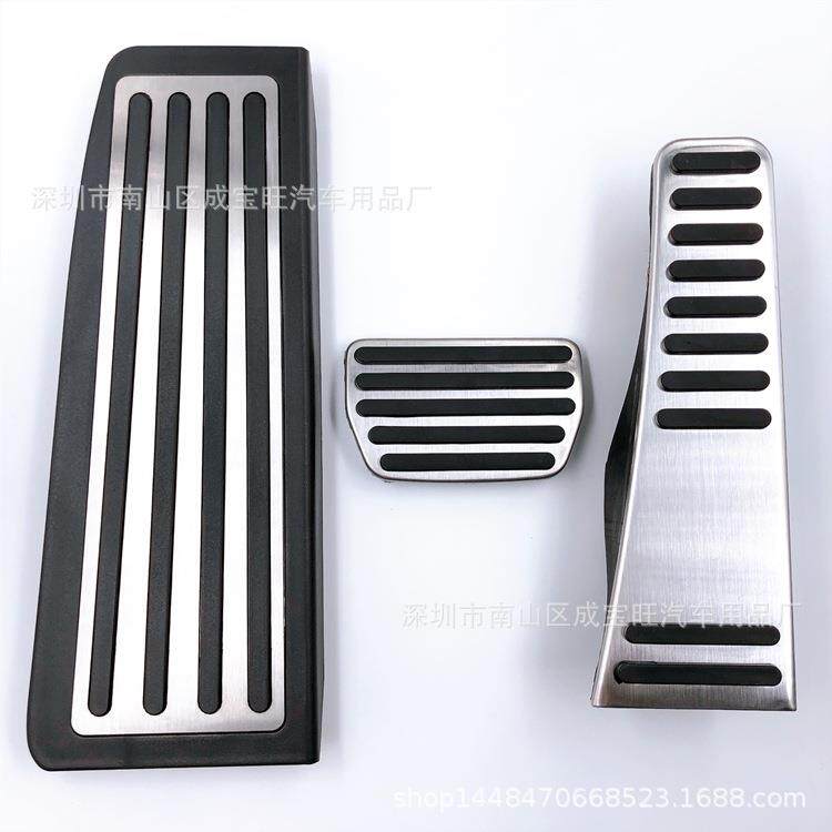 适用沃尔沃17-22款XC60油门踏板改装防滑金属装饰刹车休息脚踏板