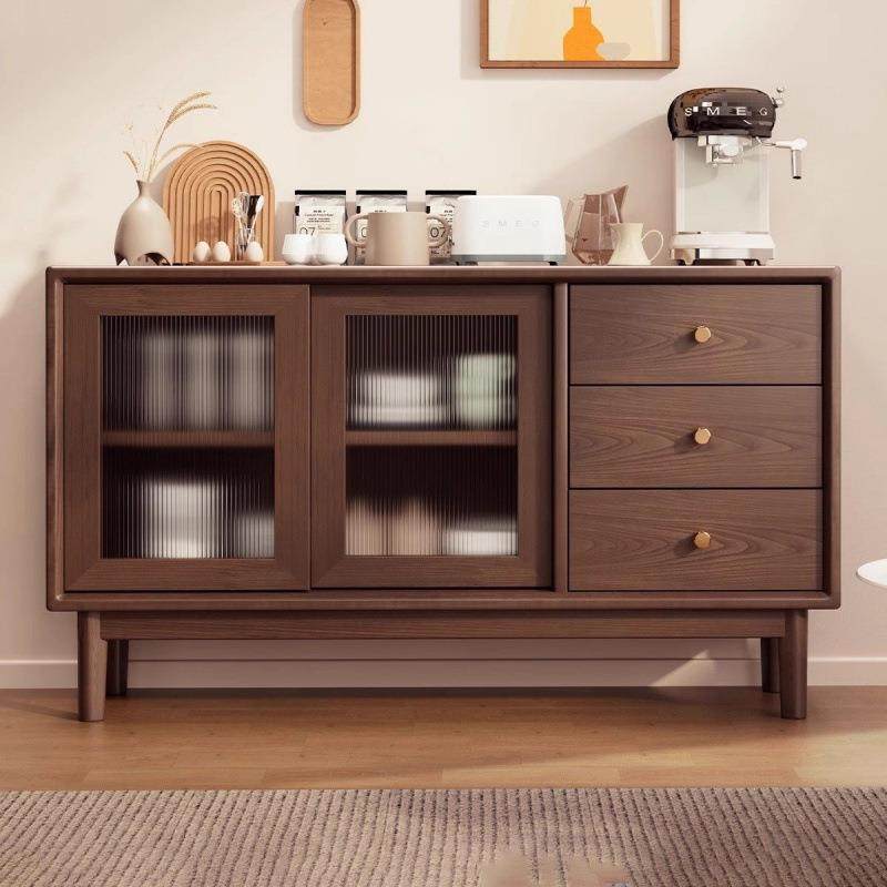 全实木餐边柜靠墙一体现代简约茶水柜餐厅移门带抽收纳柜子储物柜,收纳整理,烫衣板及配件,淘宝优惠券,粉丝福利购,淘宝优惠卷