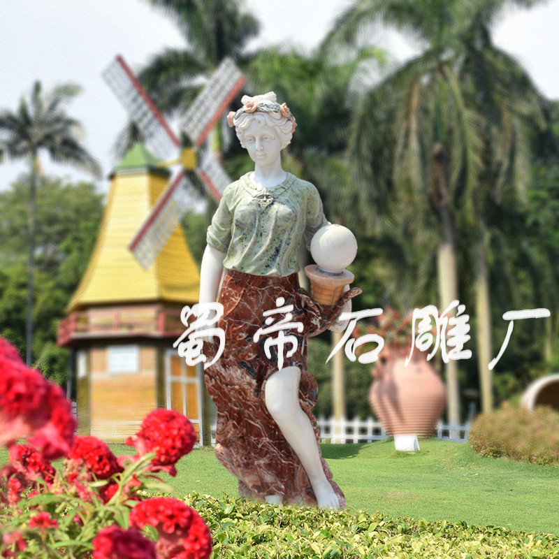 石雕欧式人物大理石西方拼?