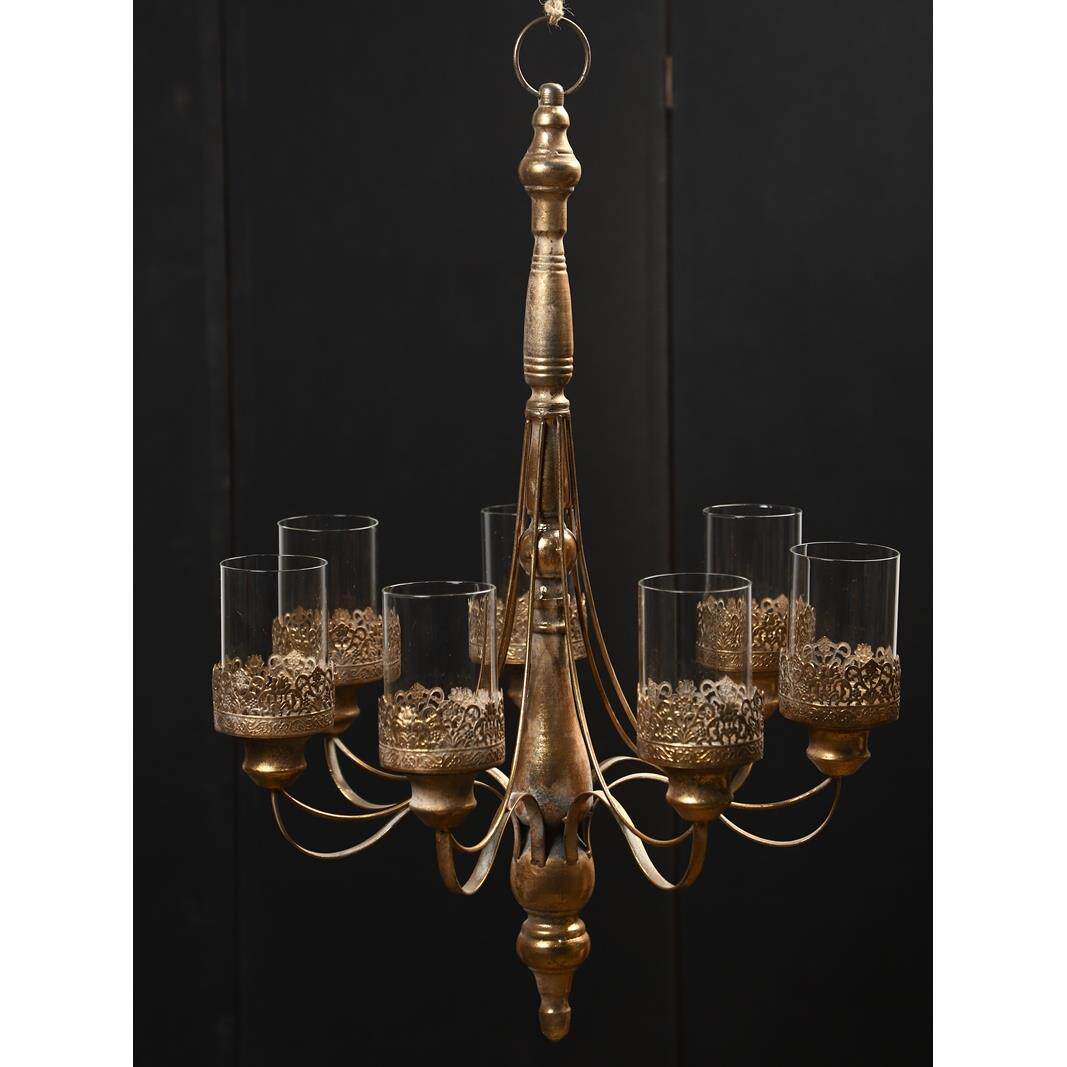 摩洛哥家居工艺品古铜金铁艺雕刻吊灯文艺复兴多头烛台艺术灯具