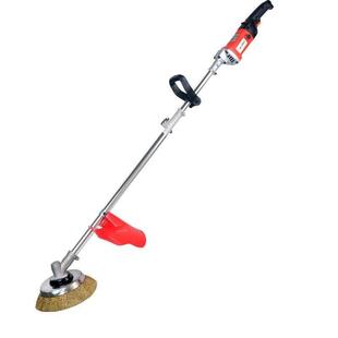 电动除锈打磨机多功能铁钢管道彩钢瓦甲板钢板除锈翻新长杆抛光机