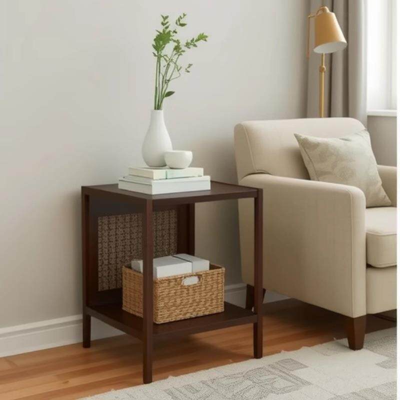 客厅边几落地茶几简约沙发置物架床头柜厨房调料架多功能收纳