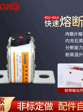 RSG-4DLK低压熔断器方管L形螺栓连接式直流熔断器平板式熔断器