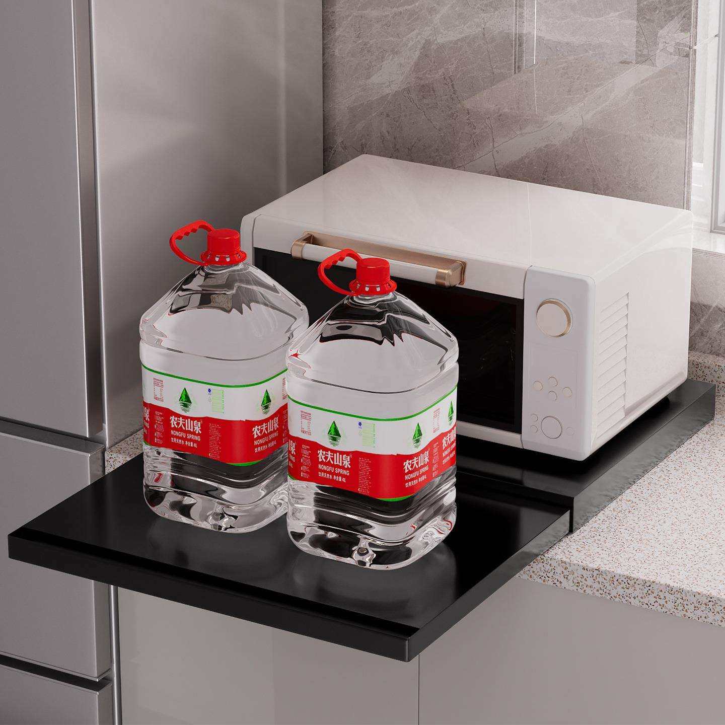 厨房微波炉置物架抽拉架推拉底部悬空架收纳滑动板支架备菜工作台,畜牧/养殖物资,畜牧/养殖器械,淘宝优惠券,粉丝福利购,淘宝优惠卷