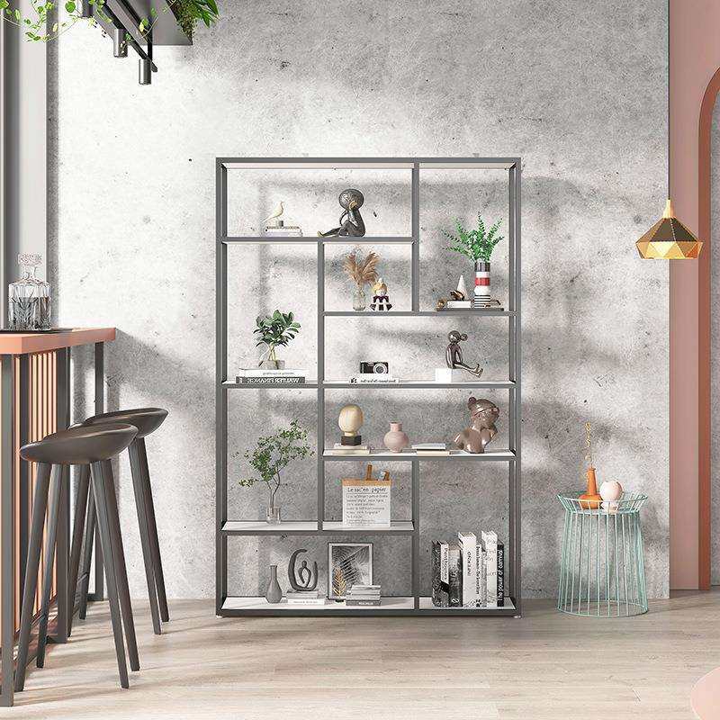 铁艺书架玄关隔断置物架展示架陈列架创意货架子多功能自由组合