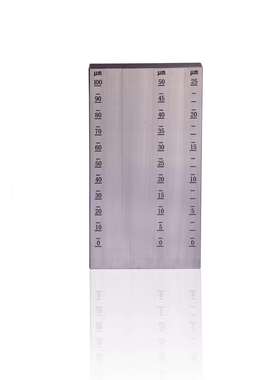 BEVS-1905三槽细度板0-25/50/100um三种范围涂料刮板细度计