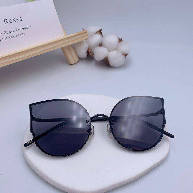 G家/出口韩国/世界工厂猫镜太阳镜防紫外线显瘦男女同款墨镜KK109