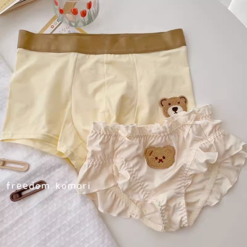 情人节小熊情侣内裤一男一女